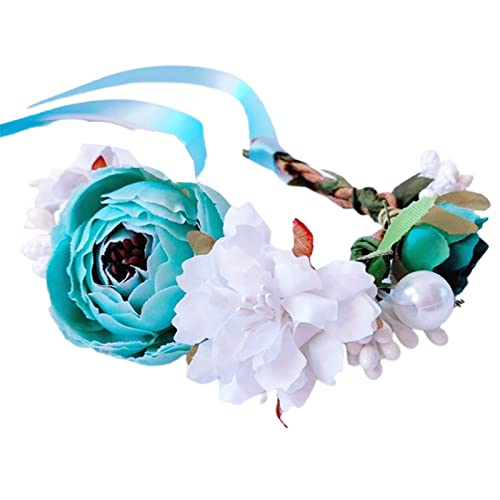 Wilitto Dekorative Haustier-Halskette mit Blumenmuster, Polyester, helle Farbe, Kätzchen-Halskette für Party, Haustier-Halsband, Verkleiden für Partys von Wilitto