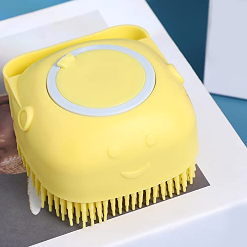 Wilitto Duschbürste für Hunde, bequem, weich, Gute Haut, beruhigender Massage-Gummikamm, Reinigungskamm, Heimtierbedarf, für Hunde und Katzen, Waschbürste Quadrat Wilitto Duschbürste für Hunde, bequem, weich, Gute Haut, beruhigender Massage-Gummikamm, Reinigungskamm, Heimtierbedarf, für Hunde und Katzen, Waschbürste Quadrat von Wilitto