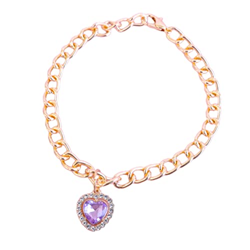 Wilitto Hunde-Halskette, Herzanhänger, Schmuck, Zubehör, nicht verblassen, modisch, galvanisiert, Halskette für Valentinstag von Wilitto