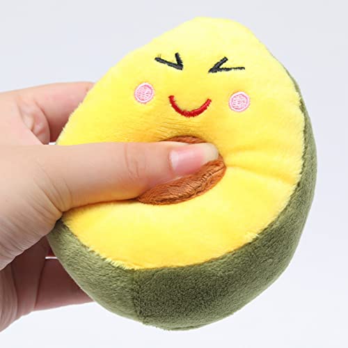 Wilitto Hunde-Kauspielzeug, quietschendes Hundespielzeug, robust und kaubeständig, kreatives Haustierspielzeug, weiches Plüsch-Avocado-Form, Zahnreinigung, Kauspielzeug für Welpen, kleine, mittlere, Wilitto Hunde-Kauspielzeug, quietschendes Hundespielzeug, robust und kaubeständig, kreatives Haustierspielzeug, weiches Plüsch-Avocado-Form, Zahnreinigung, Kauspielzeug für Welpen, kleine, mittlere, von Wilitto