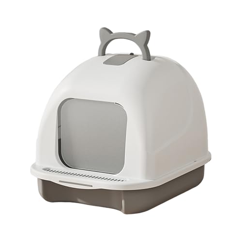 Wilitto Katzentoilette, extra große Katzentoilette mit Deckel für große Katzen, mit Deckel, geschlossene Kätzchentoilette mit Katzentoilette, geräumiger Innenraum, einfache Verwendung für mehrere Wilitto Katzentoilette, extra große Katzentoilette mit Deckel für große Katzen, mit Deckel, geschlossene Kätzchentoilette mit Katzentoilette, geräumiger Innenraum, einfache Verwendung für mehrere von Wilitto