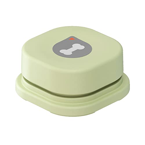 Wilitto Pet Button Toy, Dog Voice Training Buzzer, Interaktives Spielen Lindern Langeweile Hund Clicker mit Aufkleber, Haustiere sprechen trainierbare und aufzeichnende Taste, Hundetraining Wilitto Pet Button Toy, Dog Voice Training Buzzer, Interaktives Spielen Lindern Langeweile Hund Clicker mit Aufkleber, Haustiere sprechen trainierbare und aufzeichnende Taste, Hundetraining von Wilitto