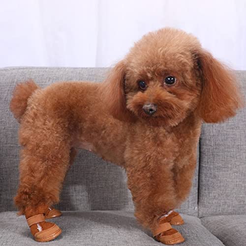 Wilitto Verstellbare Hundestiefel, Anti-Rutsch-Hundeschuhe für Hundesicherheit, Welpen-Hundestiefel & Pfotenschutz für den Winter Schnee Tag, dicke warme Haustierschuhe, Outdoor-Hundeschuhe Wandern Sneakers Khaki M Wilitto Verstellbare Hundestiefel, Anti-Rutsch-Hundeschuhe für Hundesicherheit, Welpen-Hundestiefel & Pfotenschutz für den Winter Schnee Tag, dicke warme Haustierschuhe, Outdoor-Hundeschuhe Wandern Sneakers Khaki M von Wilitto