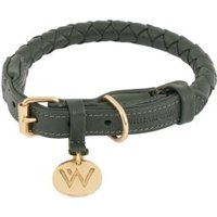 William Walker Hundehalsband Twisted Dark Moss L von William Walker