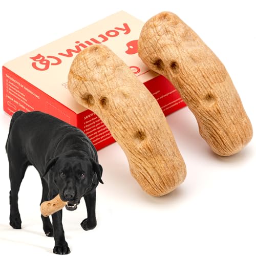 Willjoy Robustes Hundespielzeug für aggressive Kauer, Kiefernholz und Nylon, Hundespielzeug für große Hunde, Speck, unzerstörbares Hundespielzeug, großes Hundespielzeug, um sie zu beschäftigen, Willjoy Robustes Hundespielzeug für aggressive Kauer, Kiefernholz und Nylon, Hundespielzeug für große Hunde, Speck, unzerstörbares Hundespielzeug, großes Hundespielzeug, um sie zu beschäftigen, von Willjoy