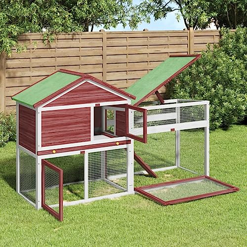 Willood Kaninchenstall Mokka 185,5x60,5x109,5 cm Massivholz Kiefer Willood Kaninchenstall Mokka 185,5x60,5x109,5 cm Massivholz Kiefer von Willood
