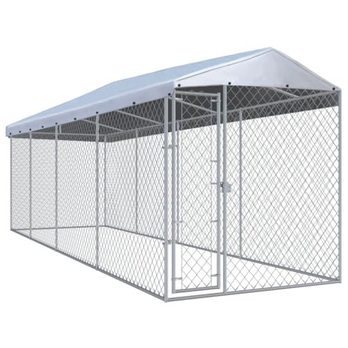 Willood Katzenkäfig Hühnerkäfig Outdoor Gehege Freigehege mit Überdachung 760x190x225 cm Willood Katzenkäfig Hühnerkäfig Outdoor Gehege Freigehege mit Überdachung 760x190x225 cm von Willood
