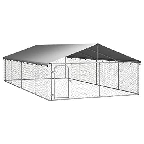 Willood Outdoor-Hundezwinger mit Dach 600 x 300 x 150 cm hühnerstall,freilaufgehege,freigehege Willood Outdoor-Hundezwinger mit Dach 600 x 300 x 150 cm hühnerstall,freilaufgehege,freigehege von Willood