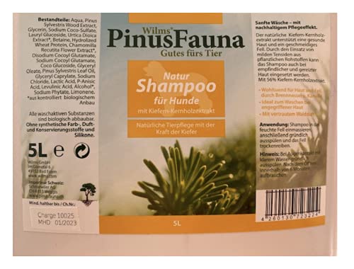Wilms Pinus Fauna Natur Shampoo für Hunde 5 Liter von Wilms