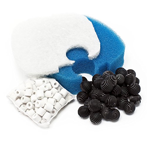 Ersatzteil für SunSun HW-302 Aquarium Außenfilter Filtermedien komplett Ersatzteil für SunSun HW-302 Aquarium Außenfilter Filtermedien komplett von Wiltec