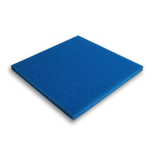 Filtermatte Schaumstoff 50x50x3cm 20ppi Teichfilter Aquarienfilter Filter Wasser von Wiltec