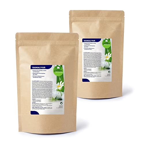 WilTec Garden Moments Teichsalz Plus 10.000g (2x5kg) zur Minderung von osmotischem Stress von Wiltec