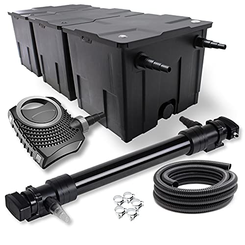 SunSun CBF-350C CUV-672 72W Set NEO12000 Pumpe Schlauch Teichfilterset von Wiltec