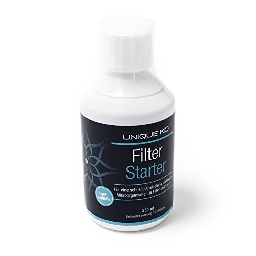 Unique Koi Filter Starter 250 ml Biostarter für 10000 L Teichwasser von Wiltec