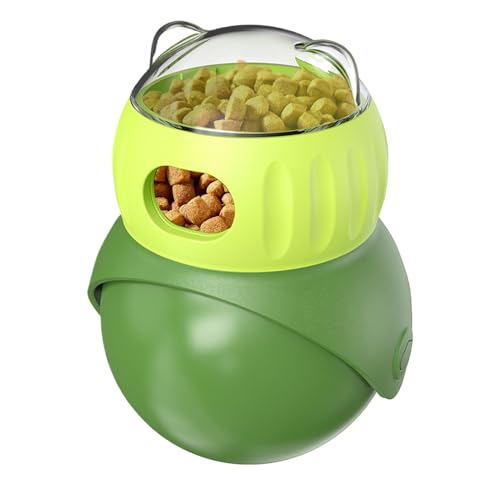 Wimnqie Katzen-Snackspender Spielzeug | Hunderfutter-Verzögerer Napf | Futterball Mit Verzögerter Abgabe Für Indoor Spielen Welpentraining Und Katzenspielzeug Mit Automatischer Futterspende Wimnqie Katzen-Snackspender Spielzeug | Hunderfutter-Verzögerer Napf | Futterball Mit Verzögerter Abgabe Für Indoor Spielen Welpentraining Und Katzenspielzeug Mit Automatischer Futterspende von Wimnqie