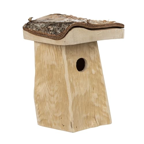 Windhager Nistkasten Log Cabin | abnehmbares Dach | Einflugloch Ø 28 mm, aus Birkenholz | Vogelhaus für Meisenarten, Vogelnistkasten zum Aufhängen, Brutkasten für Vögel, Nisthilfe | langlebig Windhager Nistkasten Log Cabin | abnehmbares Dach | Einflugloch Ø 28 mm, aus Birkenholz | Vogelhaus für Meisenarten, Vogelnistkasten zum Aufhängen, Brutkasten für Vögel, Nisthilfe | langlebig von Windhager