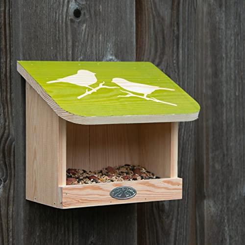 Windschief-Living Vogelfutterhaus Bjørn, Landhaus, Kiefernholz, Garten Outdoor, grün 20 cm von Windschief-Living