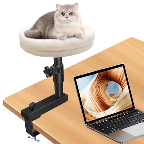 Windspeed Katzenbett Schreibtisch montiert, 16-27 cm verstellbare Katzenbett Schreibtischklemme, Haustiernest für Tischmöbel Windspeed Katzenbett Schreibtisch montiert, 16-27 cm verstellbare Katzenbett Schreibtischklemme, Haustiernest für Tischmöbel von Windspeed