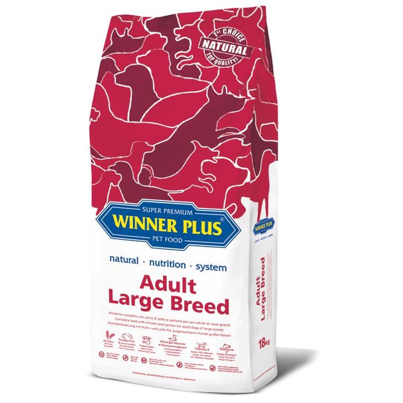 Winner Plus Adult Large Breed - 18 kg (4,43 € pro 1 kg) von Winner Plus