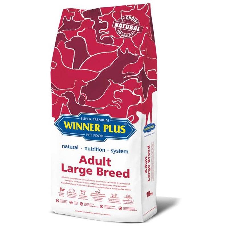 Winner Plus Adult Large Breed - 18 kg (4,43 € pro 1 kg) von Winner Plus