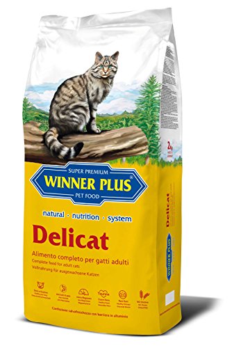Winner Plus Delicat 2 kg Trockenfutter Katze komplett Katzen Erwachsene von Winner Plus