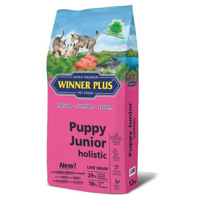Winner Plus Holistic Puppy Junior Sparpaket 2 x 12 kg (6,54 € pro 1 kg) von Winner Plus