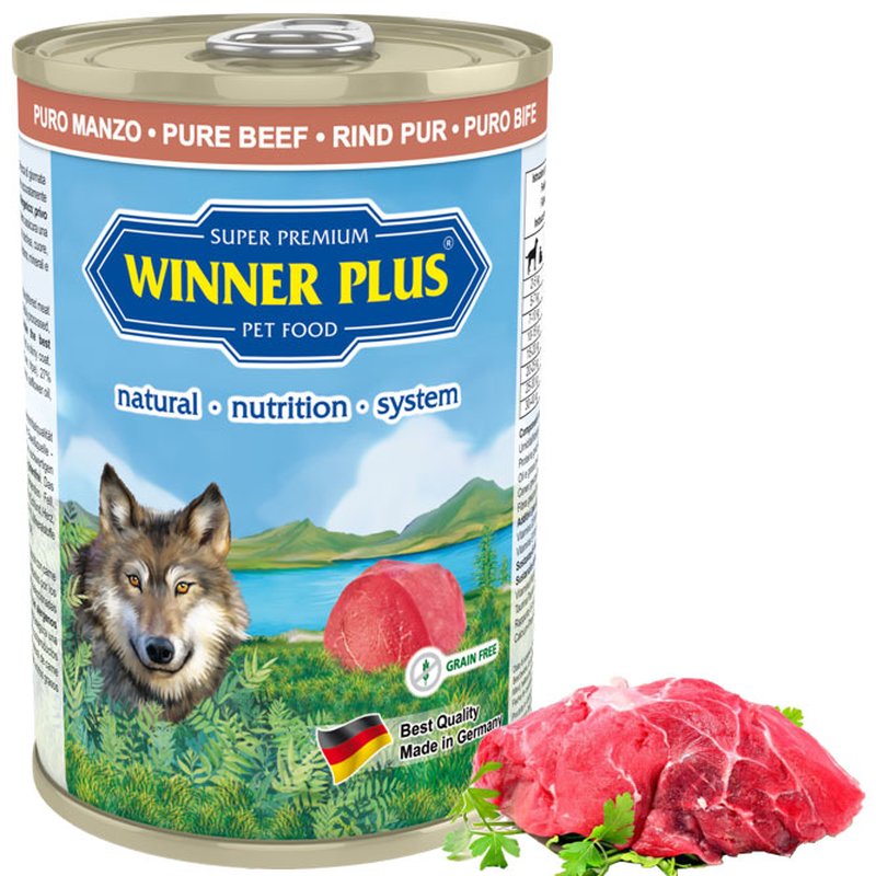 Winner Plus MONO PUR Rind - 400 g (7,48 € pro 1 kg) von Winner Plus