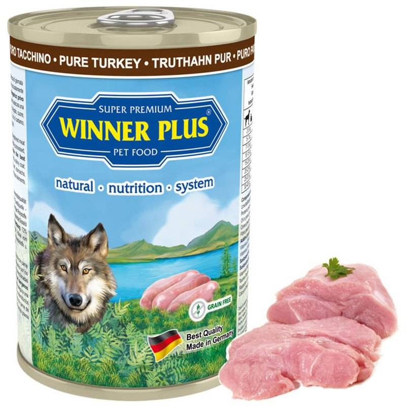 Winner Plus MONO PUR Truthahn - 400 g (7,10 € pro 1 kg) von Winner Plus