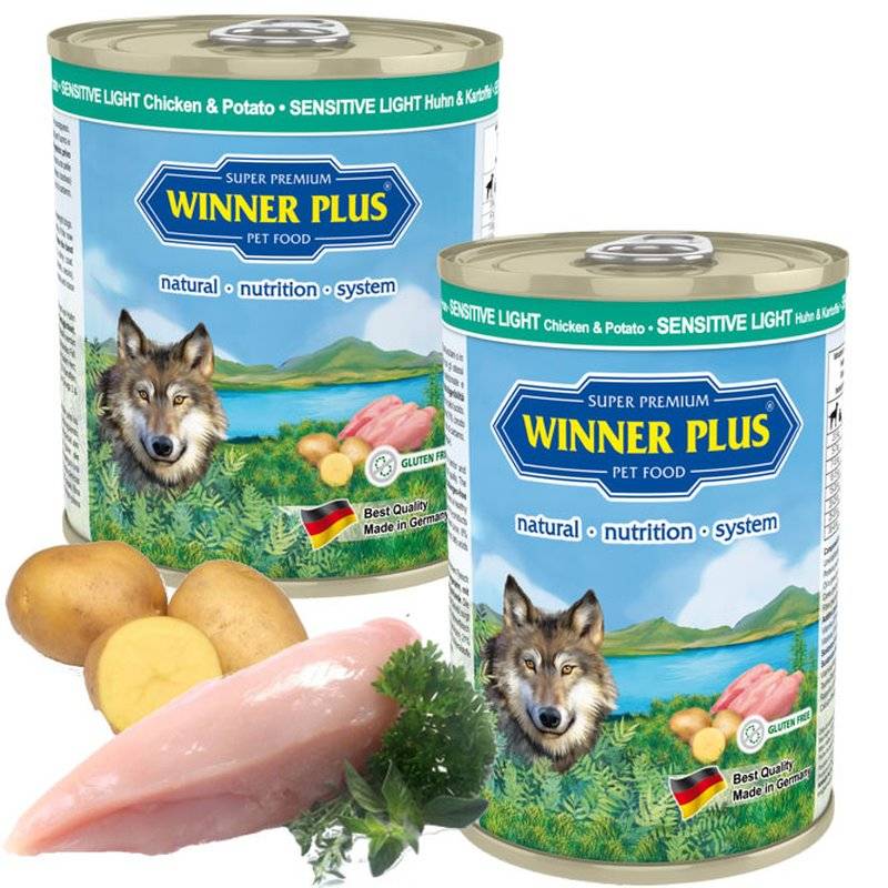 Winner Plus SENSITIVE Light mit Huhn - 400 g (6,98 € pro 1 kg) von Winner Plus