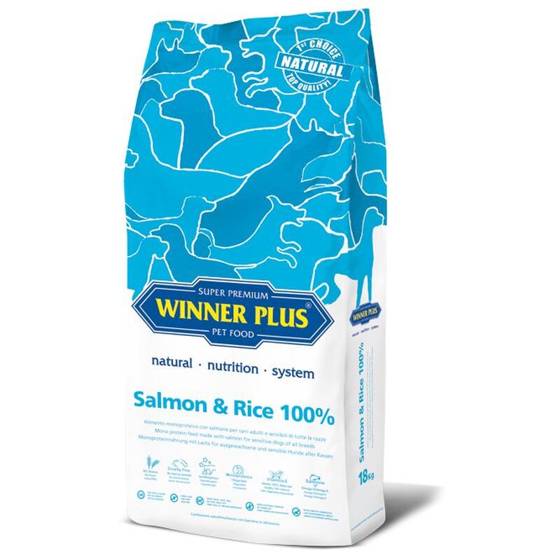 Winner Plus Salmon & Rice - 3 kg (MHD 07/26) (6,25 € pro 1 kg) von Winner Plus