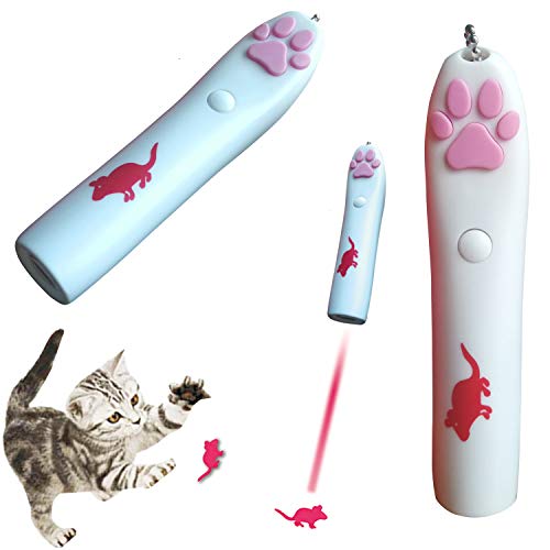 Winod Interaktives Spielzeug für Hunde und Katzen, mit lebendigem Maus-Muster, elektronisches Spielzeug für stimulierende Übung für Katzen von Winod