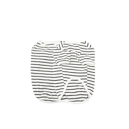 Wisebom Gestreiftes T-Shirt für Hunde, gestrickt, Baumwolle, gestreift, Chihuahua, atmungsaktiv, dehnbar, Sommer-Tanktops für Haustiere, Katzen und Hunde, Größe S Wisebom Gestreiftes T-Shirt für Hunde, gestrickt, Baumwolle, gestreift, Chihuahua, atmungsaktiv, dehnbar, Sommer-Tanktops für Haustiere, Katzen und Hunde, Größe S von Wisebom