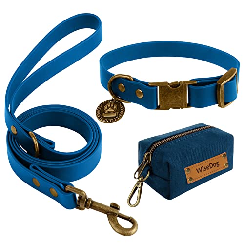 Wisedog Hundehalsband und Leine Set Combo: Einstellbare langlebige Haustier Halsbänder mit Hundeleinen für kleine mittlere große Hunde, enthält einen Bonus von Poop Bag Holder (XS, Blau) Wisedog Hundehalsband und Leine Set Combo: Einstellbare langlebige Haustier Halsbänder mit Hundeleinen für kleine mittlere große Hunde, enthält einen Bonus von Poop Bag Holder (XS, Blau) von Wisedog