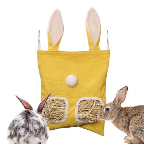Bunny Hay Bag - Kauer Beweis Kratzerfest | Meerschweinchen -Heu -Feeder -Lagerung | Aufbewahrungstasche Mit 2 Löchern | Futterspender Mit Großer Kapazität Für Kaninchen, Meerschweinchen, Hamster Bunny Hay Bag - Kauer Beweis Kratzerfest | Meerschweinchen -Heu -Feeder -Lagerung | Aufbewahrungstasche Mit 2 Löchern | Futterspender Mit Großer Kapazität Für Kaninchen, Meerschweinchen, Hamster von Wisylizv