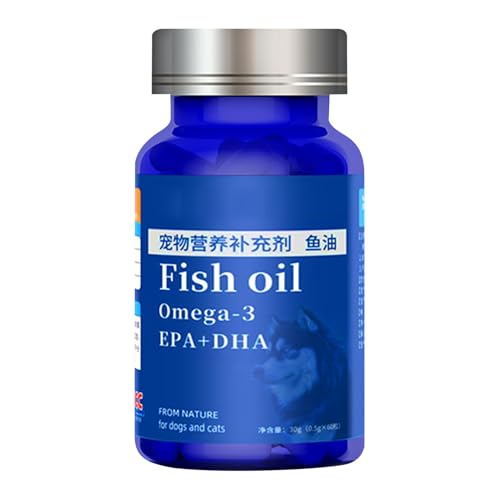 Fischöl Für Hunde - Softgelkapseln Mit Hoher Purity -Formel | Natural Dog Vitamine Und Nahrungsergänzungsmittel | Haustierernährungstyp | -Unterstützung Für Mantelschuppen, Gelenk- Und Hautgesun Fischöl Für Hunde - Softgelkapseln Mit Hoher Purity -Formel | Natural Dog Vitamine Und Nahrungsergänzungsmittel | Haustierernährungstyp | -Unterstützung Für Mantelschuppen, Gelenk- Und Hautgesun von Wisylizv