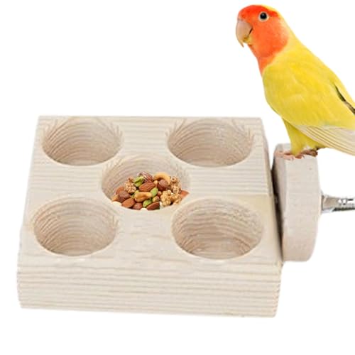 Vogel-Futterbox-Spielzeug, Vogel-Puzzle-Spielzeug-Futterspender,Puzzle-Spielzeug für die Nahrungssuche von Vogelpapageien - Interaktive Futterbox für Sittiche, Graupapageien, Sittiche, Aras Vogel-Futterbox-Spielzeug, Vogel-Puzzle-Spielzeug-Futterspender,Puzzle-Spielzeug für die Nahrungssuche von Vogelpapageien - Interaktive Futterbox für Sittiche, Graupapageien, Sittiche, Aras von Wisylizv