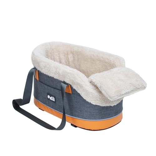 Hundeautositz – Mittelkonsole Hund Autositz │ Mittelkonsole Booster │ Konsole Haustier │ Transportbox, klein, reisefreundlicher Welpe für Haustiere bis 5 kg von Wisylizv