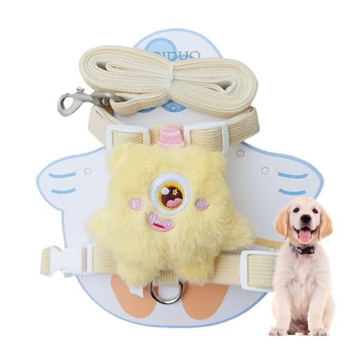 Hundegeschirr mit Rucksack, Leinenseil, Hundegeschirr mit Plüschpuppe, Hunderucksack, Haustiergeschirr, Hundeseil, Haustierbedarf Hundegeschirr mit Rucksack, Leinenseil, Hundegeschirr mit Plüschpuppe, Hunderucksack, Haustiergeschirr, Hundeseil, Haustierbedarf von Wisylizv