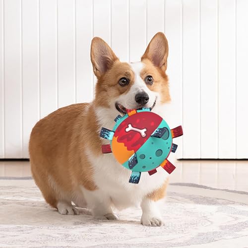 Hundespielzeug Fußball mit Riemen – Interaktives Hundespielzeug für Tauziehen | Welpen-Geburtstagsgeschenke | Wasserspielzeug für Hunde | Hunde-Schleppspielzeug | Langlebige Hundebälle für kleine, mit Hundespielzeug Fußball mit Riemen – Interaktives Hundespielzeug für Tauziehen | Welpen-Geburtstagsgeschenke | Wasserspielzeug für Hunde | Hunde-Schleppspielzeug | Langlebige Hundebälle für kleine, mit von Wisylizv