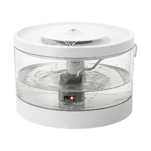 Katzenwasserbrunnen - 15 cm Automatischer Haustierbrunnen mit ruhiger Pumpe | 2L Automatic Waterer | Indoor-Multi-Pet-Verwendung | Filterte Zirkulationssystem für - und Reisefeuchter Katzenwasserbrunnen - 15 cm Automatischer Haustierbrunnen mit ruhiger Pumpe | 2L Automatic Waterer | Indoor-Multi-Pet-Verwendung | Filterte Zirkulationssystem für - und Reisefeuchter von Wisylizv