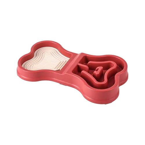 Langsame Feeder Dog Bowl - Licking Matte Langsamer Feeder | Hundepuzzleschale Mit Nicht -Slip -Basis Und Abnehmbarem Silikoneinsatz | Haustiernahrungsschale Für Hunde Und Katzen, Die Baden Und Trainin von Wisylizv