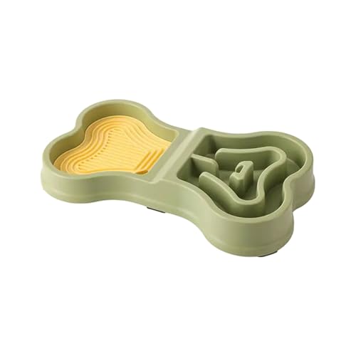 Langsame Feeder Dog Bowl - Licking Matte Langsamer Feeder | Hundepuzzleschale Mit Nicht -Slip -Basis Und Abnehmbarem Silikoneinsatz | Haustiernahrungsschale Für Hunde Und Katzen, Die Baden Und Trainin von Wisylizv