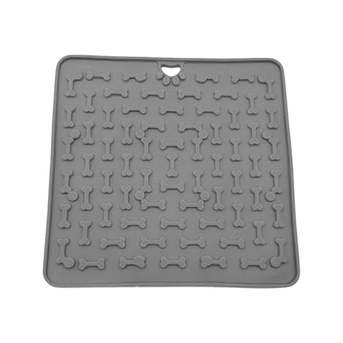 Leckmatte Für Hunde Und Katzen - Silicone Fütterungsmatten Für Haustiere | Futterpad Einfach zu Reinigen 19x19cm für Beschäftigung Training Fütterung Bereicherung Leckmatte Für Hunde Und Katzen - Silicone Fütterungsmatten Für Haustiere | Futterpad Einfach zu Reinigen 19x19cm für Beschäftigung Training Fütterung Bereicherung von Wisylizv
