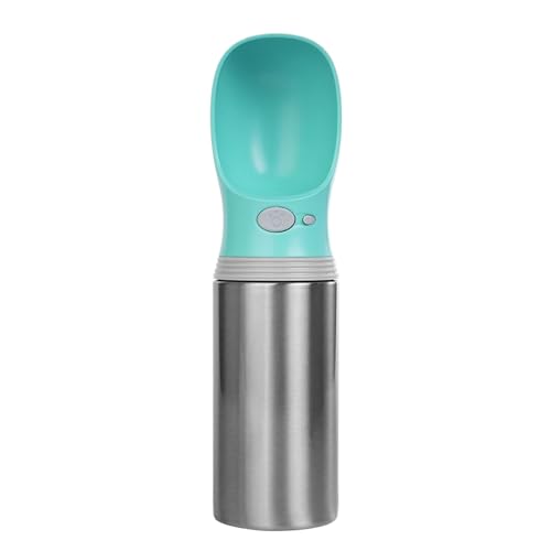 Tragbare Flasche für Hunde - Wasserflasche für Hunde | Spender mit Tank Perr integriertes Essen | Reisezubehör Antigokciare Perrr Walks | Leicht zu transportieren und zu reinigen von Wisylizv