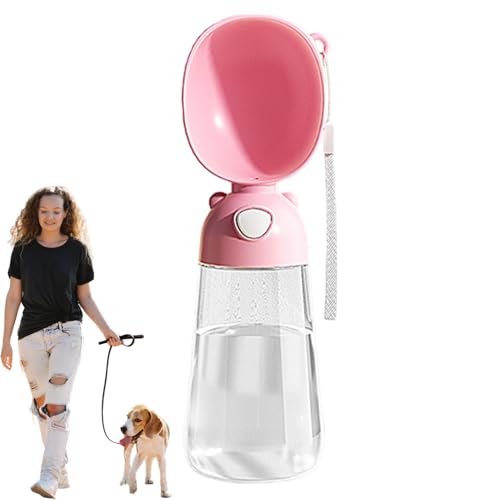 Tragbare Hunde-Wasserflasche, Welpen-Wasserspender, tragbar, Haustier-Trinkbehälter für Wanderausflüge, auslaufsicherer Hunde-Bewässerungsspender Tragbare Hunde-Wasserflasche, Welpen-Wasserspender, tragbar, Haustier-Trinkbehälter für Wanderausflüge, auslaufsicherer Hunde-Bewässerungsspender von Wisylizv