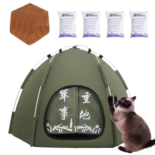 Tragbares Katzenhaus für Hunde, Schatten, Wetterschutz, Kinderbett, klimatisiertes Hundehaus, atmungsaktiv, tragbar, Schatten, Wetter, Kinderbett, Kühlhaus Tragbares Katzenhaus für Hunde, Schatten, Wetterschutz, Kinderbett, klimatisiertes Hundehaus, atmungsaktiv, tragbar, Schatten, Wetter, Kinderbett, Kühlhaus von Wisylizv