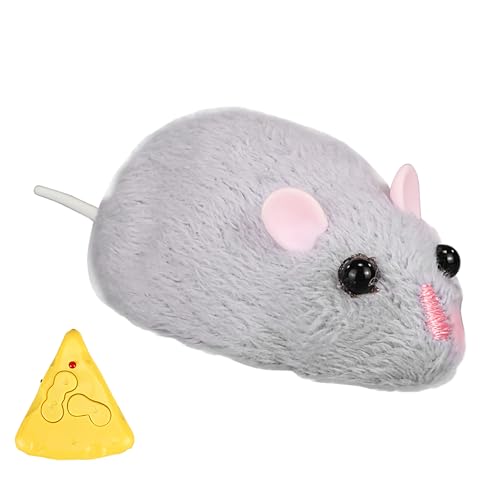 Wisylizv Fernbedienung - Realistisch | Realistisches Katzenspielzeug │Infrarot-Haustierspielzeug mit Fernbedienung | Kätzchen Interaktive Fernmaus Tierspielzeug | Simulation Hamster für Haustiere im Wisylizv Fernbedienung - Realistisch | Realistisches Katzenspielzeug │Infrarot-Haustierspielzeug mit Fernbedienung | Kätzchen Interaktive Fernmaus Tierspielzeug | Simulation Hamster für Haustiere im von Wisylizv