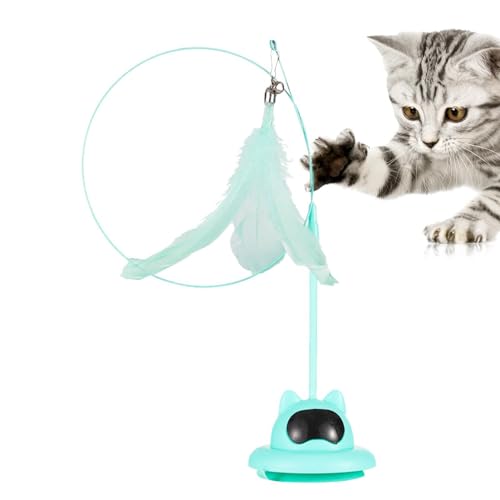 Wisylizv Katzenspielzeug mit Saugnapf, automatisch, freihändig, natürlicher Vogelfederball, Saugnapf-Spielzeug, freihändiges natürliches Vogel-Federball-Spielzeug für Katzen und Kätzchen Wisylizv Katzenspielzeug mit Saugnapf, automatisch, freihändig, natürlicher Vogelfederball, Saugnapf-Spielzeug, freihändiges natürliches Vogel-Federball-Spielzeug für Katzen und Kätzchen von Wisylizv