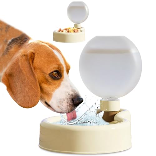 Automatischer Wasserspender 500ML kleine und mittelgroße Haustiere Hunde Wasserspender Selbstfutterstation kleine mittelgroße Welpen Kätzchen leicht zu reinigen von WithFlying
