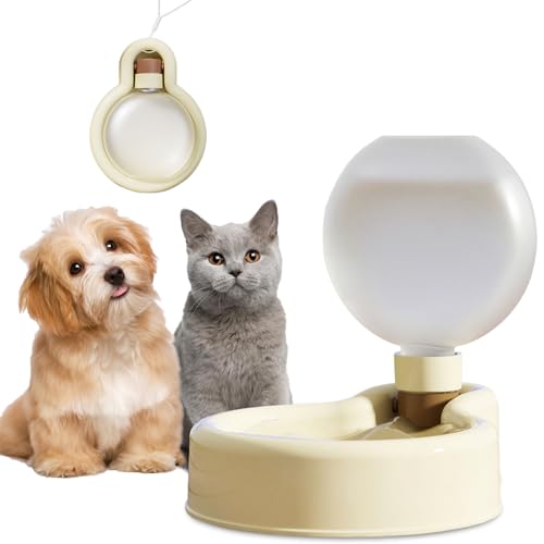 Automatischer Wasserspender 500ML kleine und mittelgroße Haustiere Hunde Wasserspender Selbstfutterstation kleine mittelgroße Welpen Kätzchen leicht zu reinigen von WithFlying